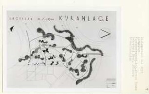 Kuranlage (Diplomarbeit bei Kurt Dübbers): Lageplan 1:2500