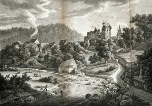 Ansicht von Weissenstein bei Pforzheim