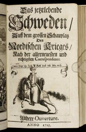 Andere Ouverture. Anno 1715.