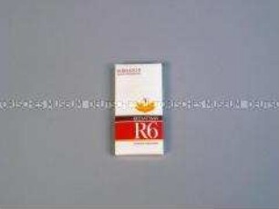 Zigarettenschachtel "R6"-Zigaretten
