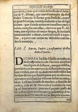 Historia de Pedro Tenorio, Arcobispo de Toledo : Dos libros