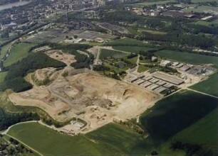 Zwickau, Kiesgrube, Kieswerk