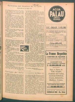 Apología del dolor