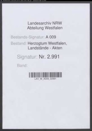 Akten des Hofrats und der Landtagsdeputierten über den Landtag 1740