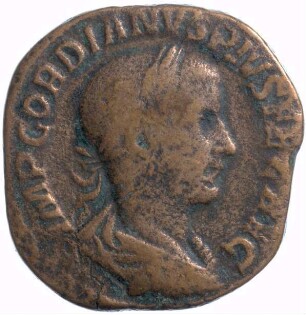 Münze, Sesterz, 241 - 242