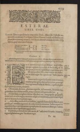 Esterae Liber Unus.