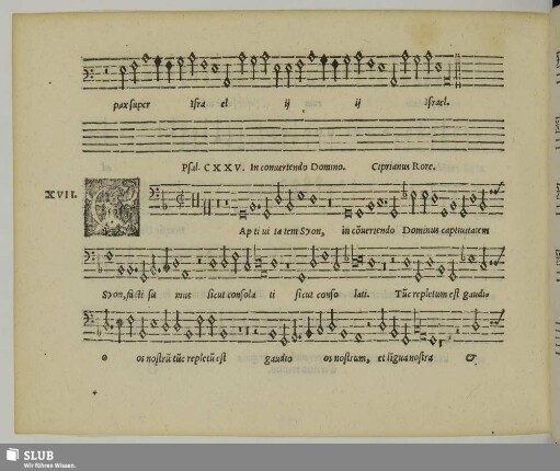 XVII. Rore, Cipriano de: In convertendo Dominus