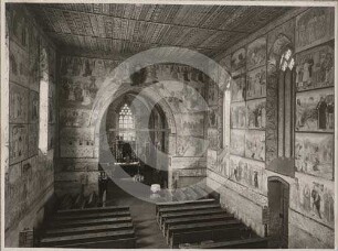 Saal und Chor der evangelischen Kirche Mollwitz