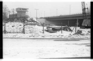Kleinbildnegativ: Baustelle Innsbrucker Platz, Güterbahnhof Wilmersdorf, 1979