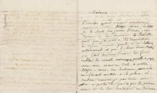 Angélique de Gentils de Langalerie an Karoline Luise von Baden (Lausanne)