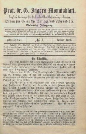 Heft 1 (1888, 1)