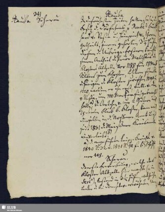 Rauba, Scherau, Sieglitz, Wachtnitz, Zöthain, Zscheilitz