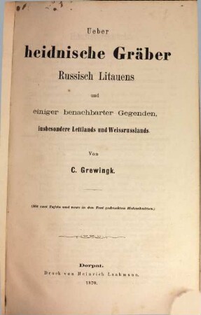 Verhandlungen der Gelehrten Estnischen Gesellschaft. 6. 1870/71