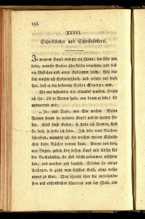 XXVI. Schriftsteller und Schriftstellerei.