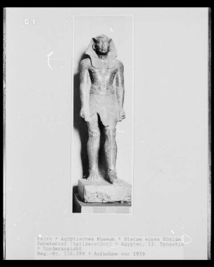 Statue eines Königs Sebekemsaf