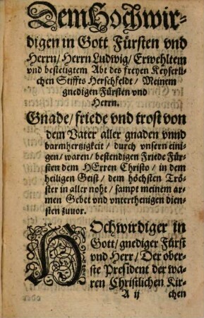 Christlicher Bericht aus Gottes Wort: Warumb ein jeder Christ bey verlust seiner Seelen heyl und seligkeit bey der reinen Evangelischen Lehre ... verharren ... solle