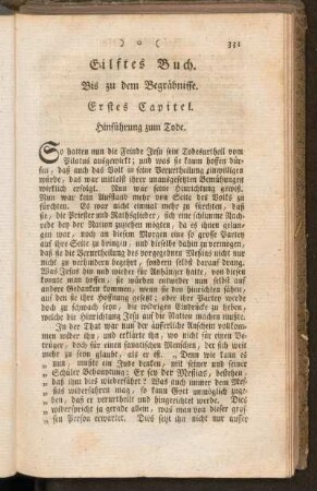 Erstes Capitel. Hinführung zum Tode