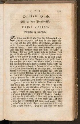 Erstes Capitel. Hinführung zum Tode