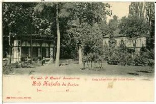 Kreischa. Sanatorium, König Albert-Halle, kleines Kurhaus