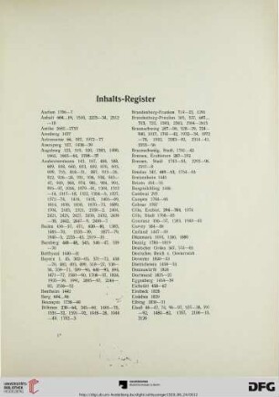 Inhalts-Register