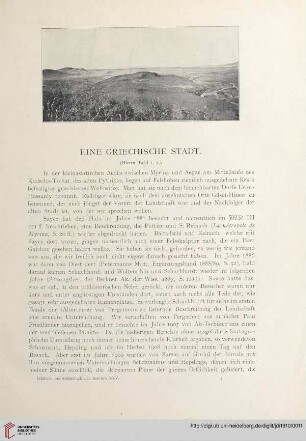 Eine griechische Stadt