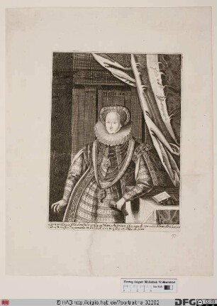 Bildnis Maria Eleonora, Markgräfin von Brandenburg, Herzogin von Preußen, geb. Herzogin von Jülich, Cleve u. Berg