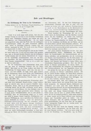 8: Die Nachahmung der Natur in der Gartenkunst, [2] : Vortrag gehalten auf der Nürnberger Hauptversammlung der D.G.f.G. am 19. August 1906