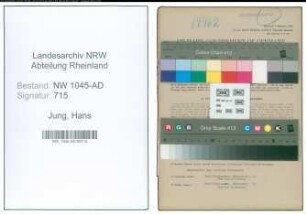 Entnazifizierung Hans Jung , geb. 01.07.1914 (Angestellter)