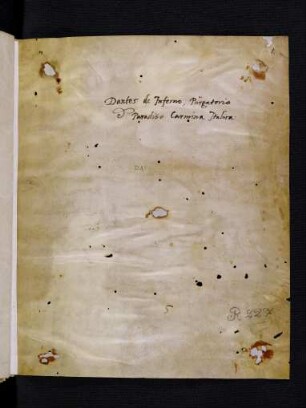 Divina Commedia : Dep. Breslau 7