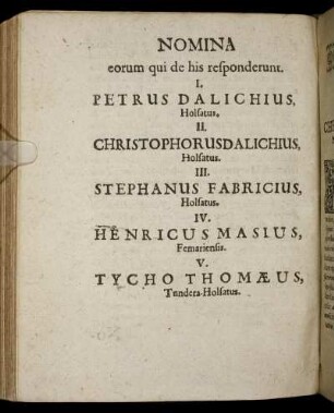 Nomina eorum qui de his respnderunt
