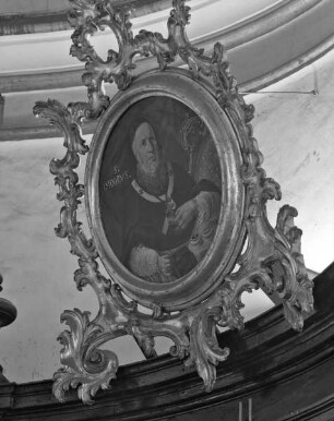 Portrait des heiligen Isidor von Sevilla als Kirchenschriftsteller