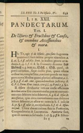 649-719, Lib. XXII. Pandectarum