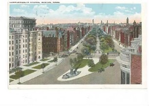 Commonwealth Avenue in Boston