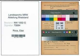 Entnazifizierung Else Roos, geb. 17.05.1895 ()