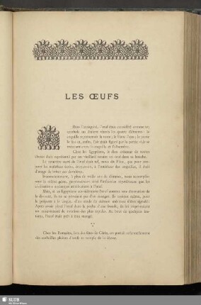 Les Oeufs