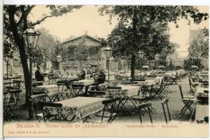Dresden-Neustadt. Königsbrücker Straße, Bischofsweg, Restaurant Deutsche Reichskrone