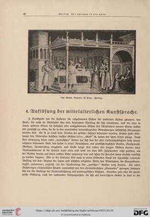 Auflösung der mittelalterlichen Kunstsprache