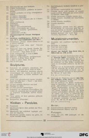 Sculptures (Nr. 761-769)