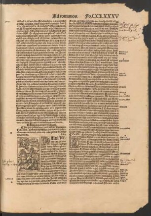 Incipit epistola beati pauli apostoli ad Romanos.