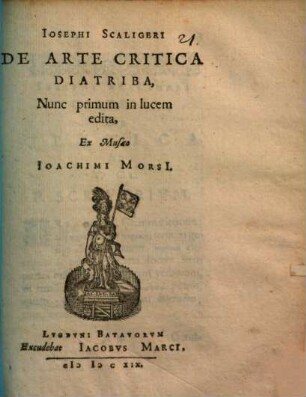De arte critica diatriba