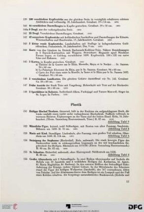 Plastik (Nr. 151-237)