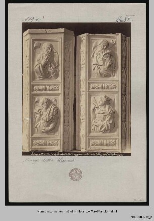 Hauptportal von San Petronio : Reliefs im rechten Gewände