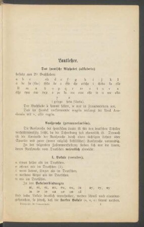 Lautlehre.