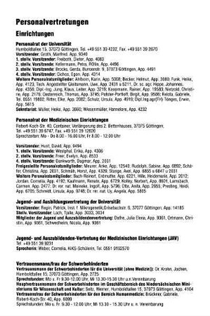 Personalvertretungen