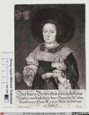 Bildnis Barbara Gottfried, geb. Vogel