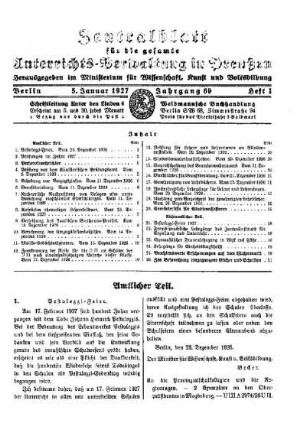 Pestalozzi-Feier : [Amtlicher Teil]