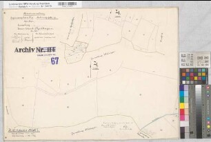 Klotingen (Welver), Zusammenlegung Klotingen, Urkarte I Recklingsen Flur 4