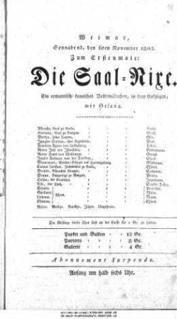 Die Saal=Nixe