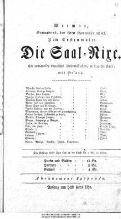 Die Saal=Nixe