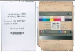 Entnazifizierung Josef Strzebin , geb. 05.08.1891 (Lehrer)